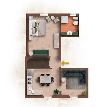 Il Colombo Апартаменты