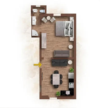 Il Colombo Апартаменты Чертальдо